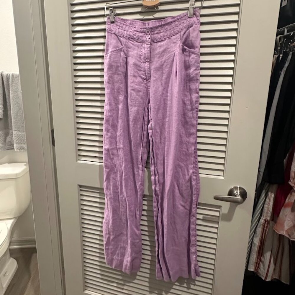 WIDE LEG PLEAT PANT